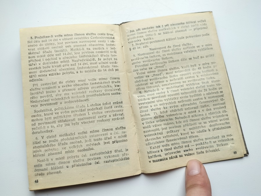 Vojenská knížka Pěší pluk 4 Hradec Králové / Vysoké Mýto - 7