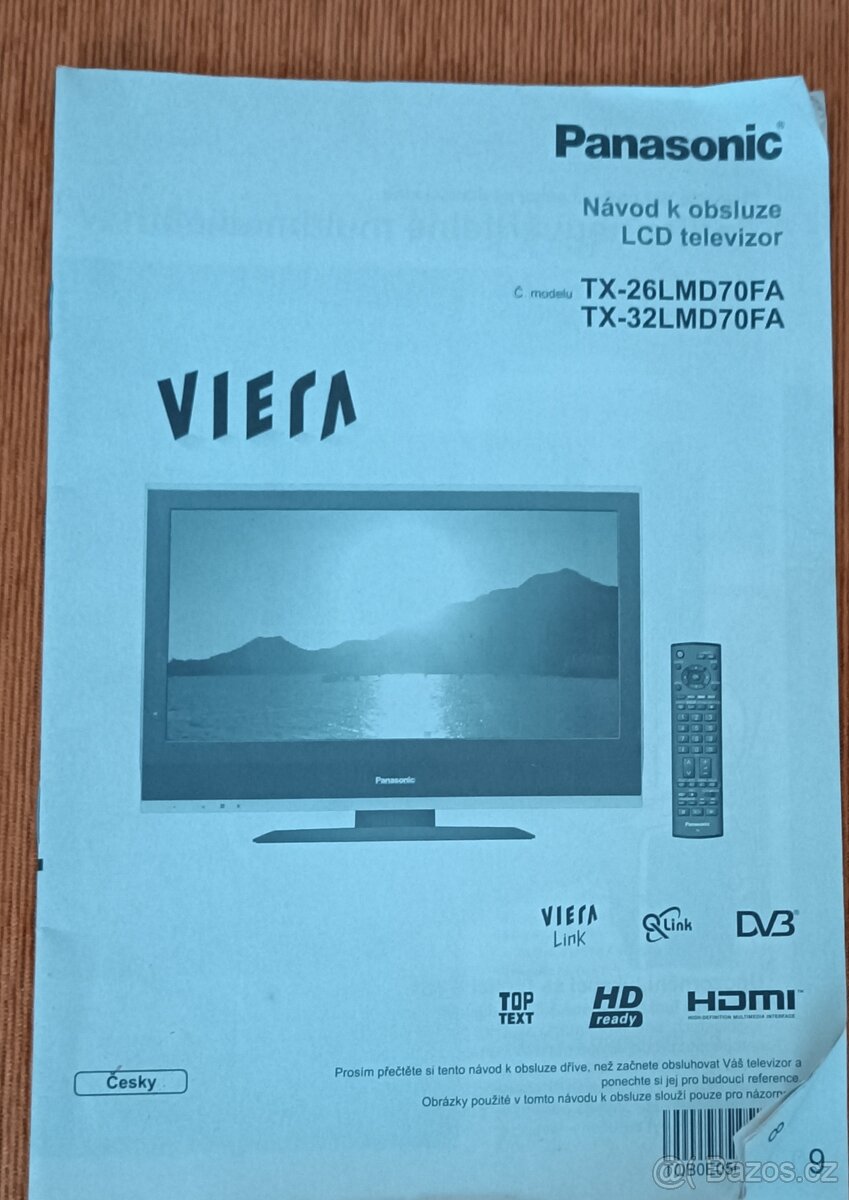 LCD televize a přehrávač Panasonic,gosat+televizní stolek - 7