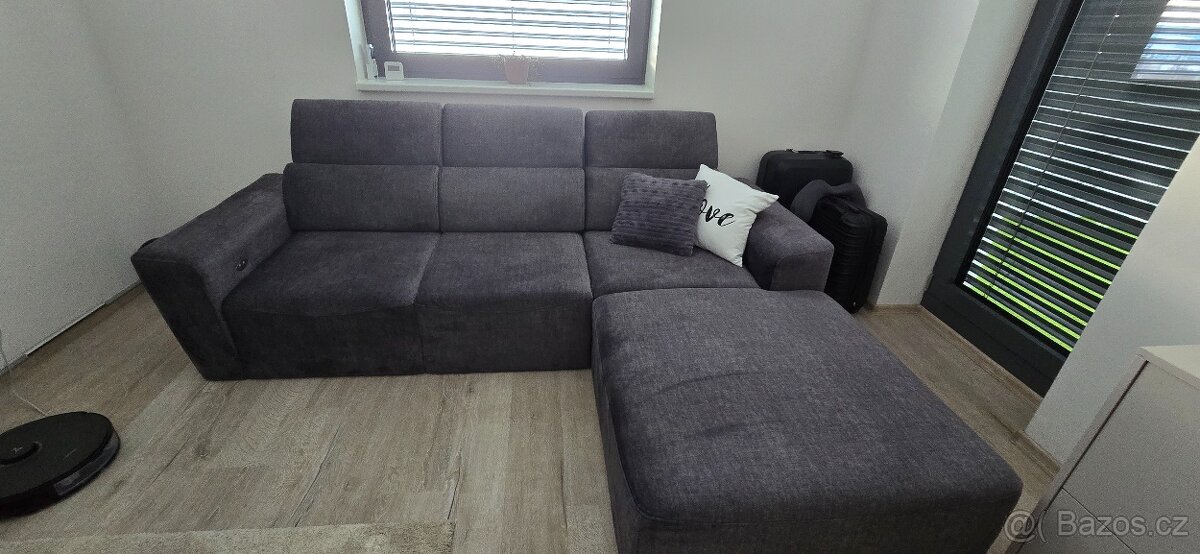 Sedací souprava šedá - 7