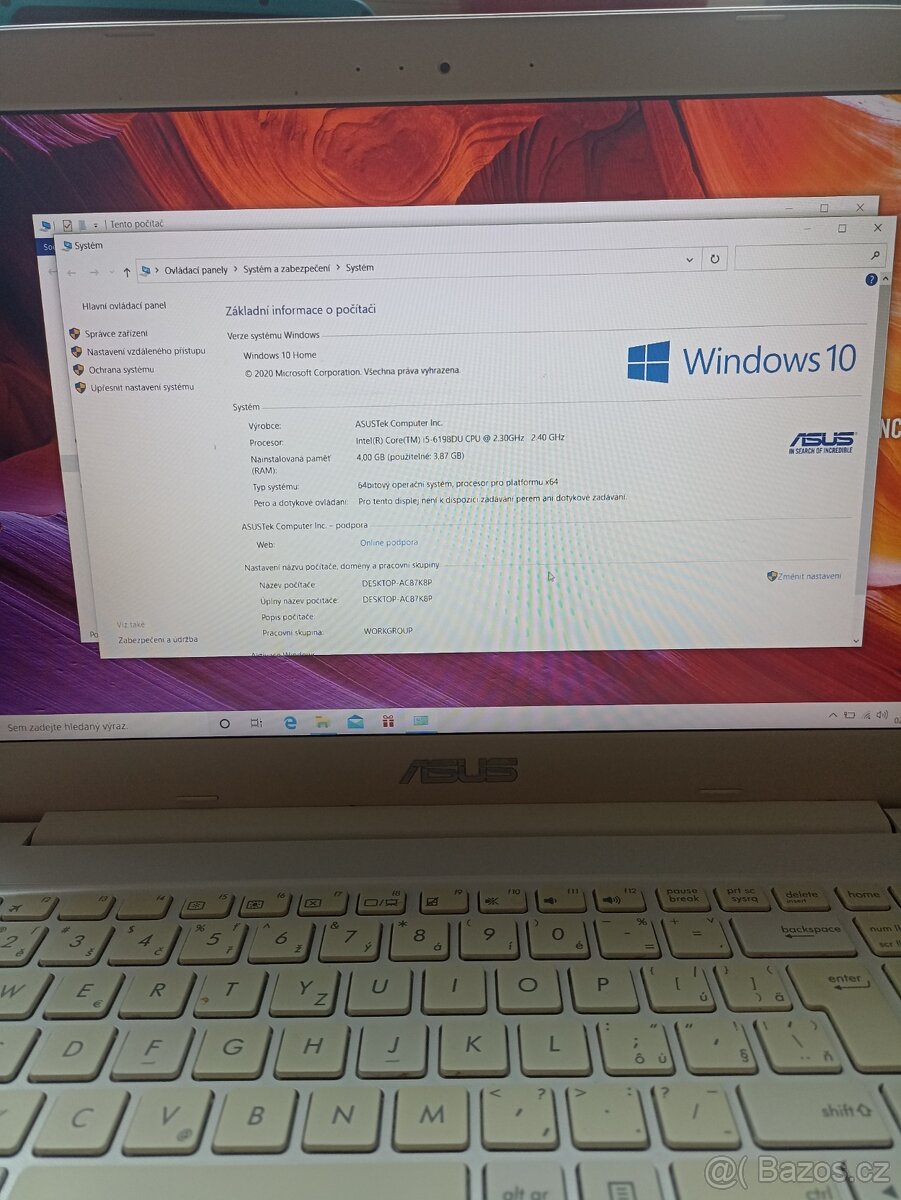 Asus f556U Intel core i5-6198DU - 7