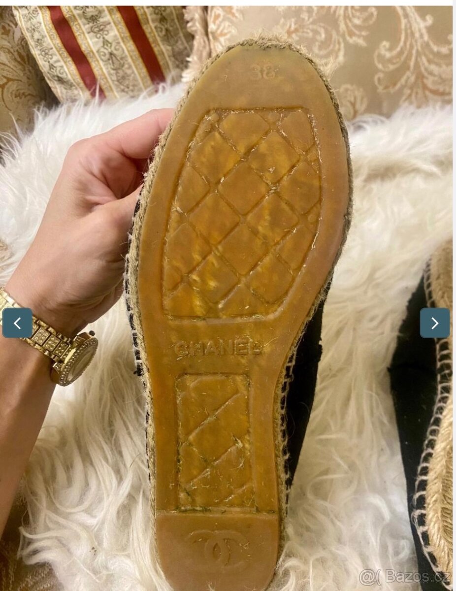 Espadrilky CHANEL vel.38, ÚČET - 7