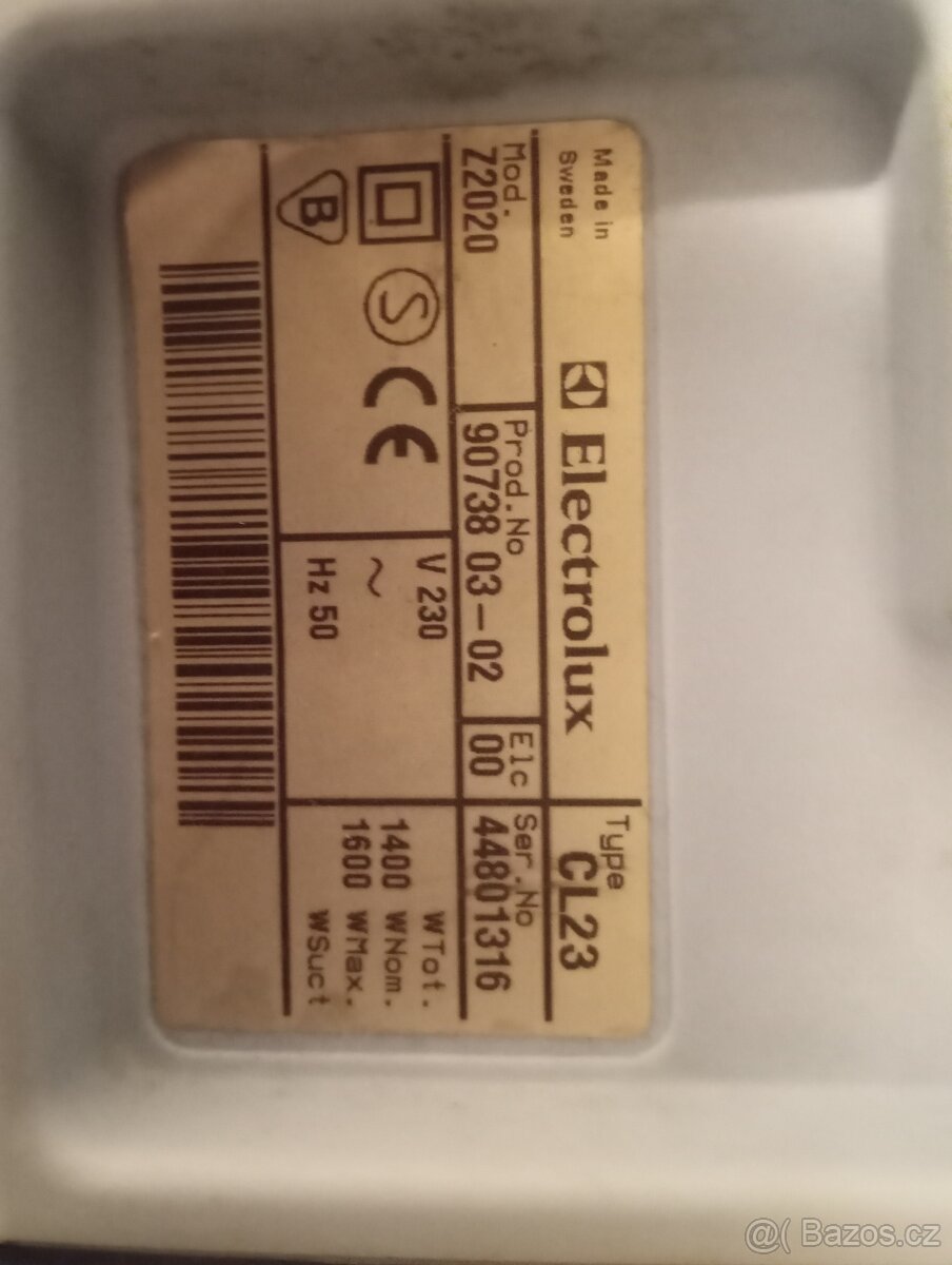 Sáčkový vysavač Electrolux 1600 Wattů - 7