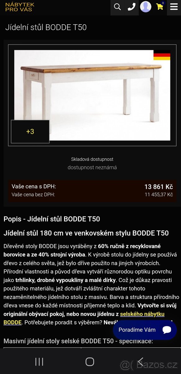 SET MASIVNÍHO KVALITNÍHO NÁBYTKU - 7