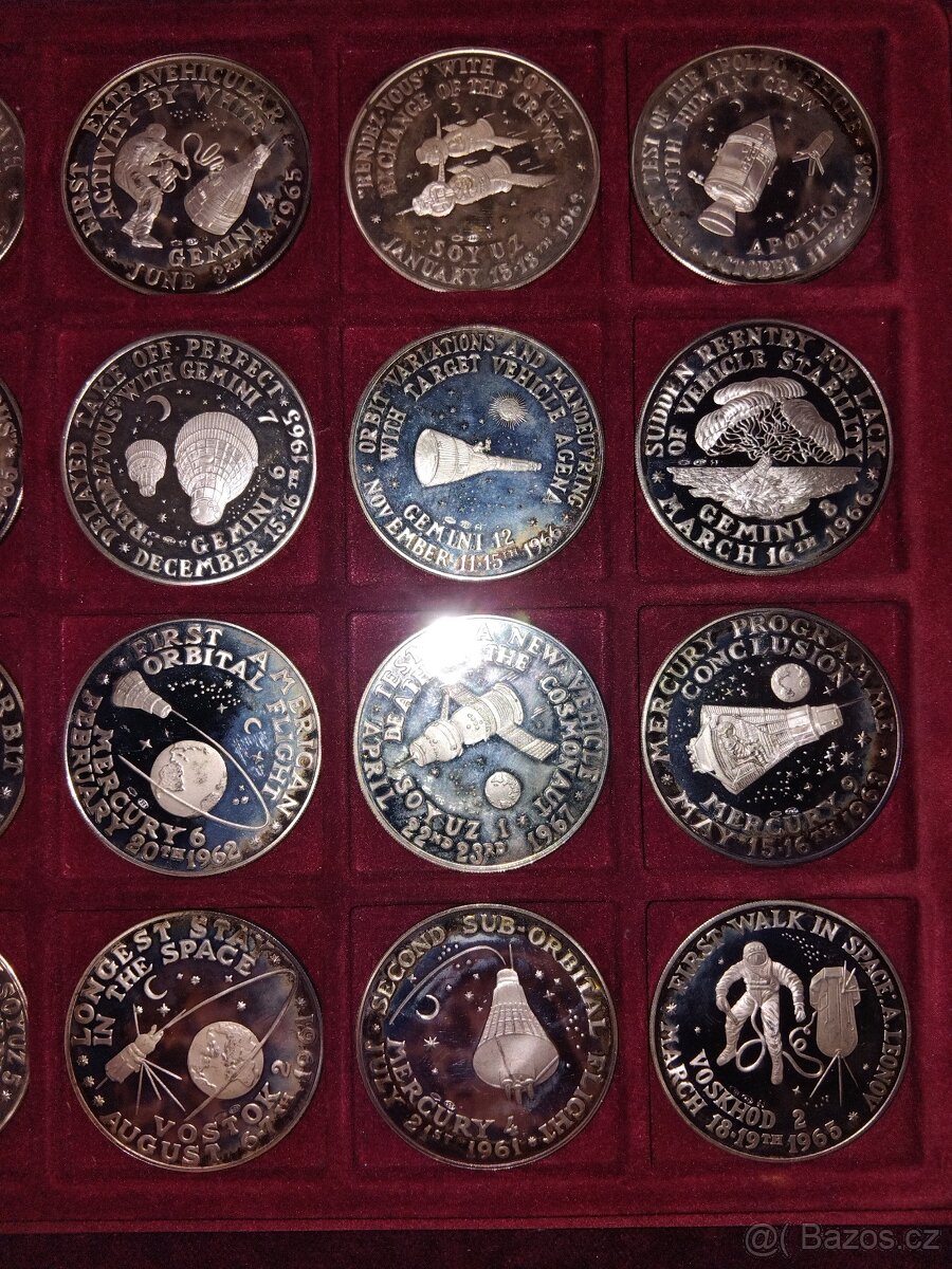 Stříbro 925/1000 kosmonauti - 7