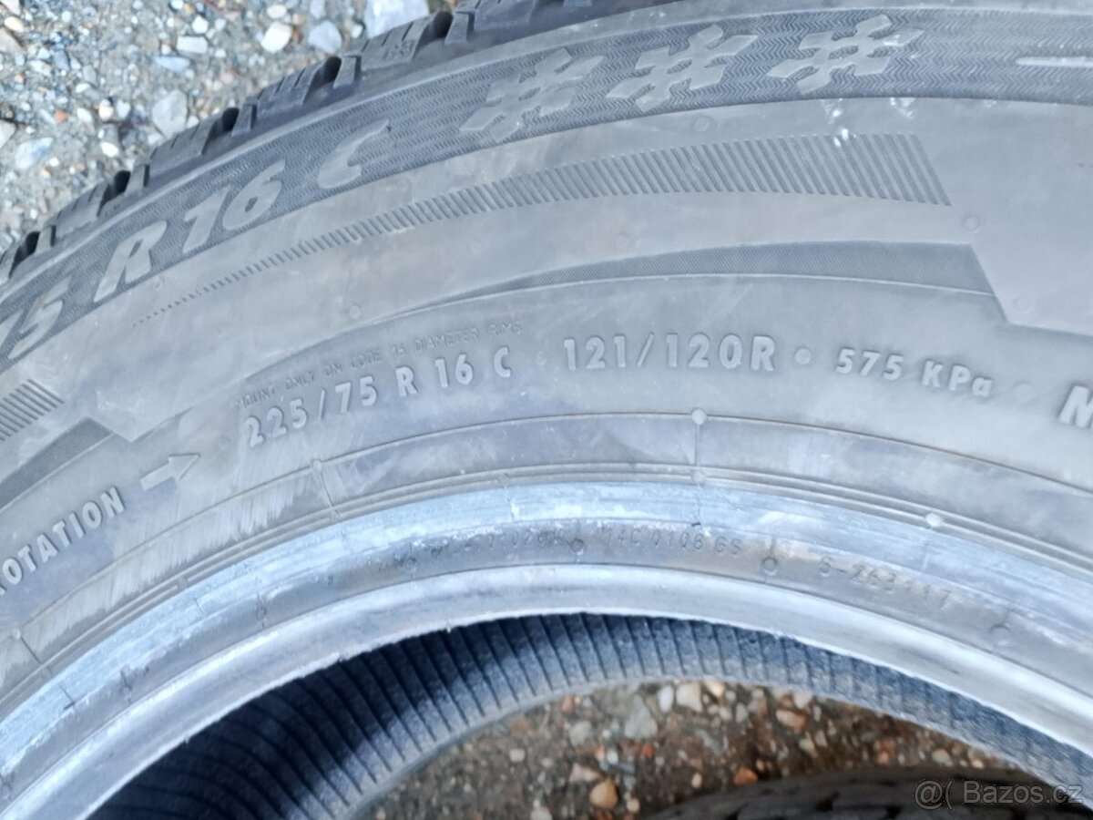 225/75/16c 121/120r Matador - zimní pneu 4ks dodávkové - 7