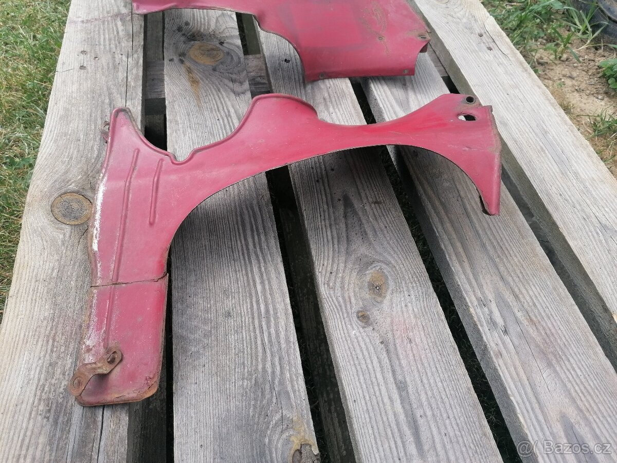 Podsedlové plechy na Jawa, CZ 175/ 356, 125/ 355 - 7