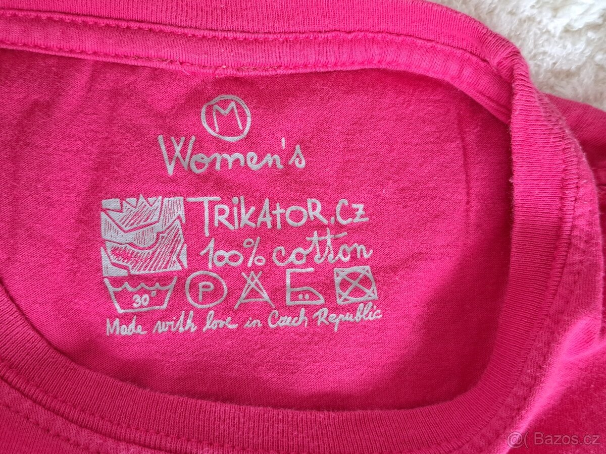 Dámské růžové tričko Trikator vel. XS - 7