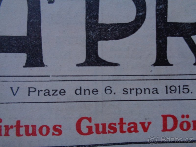 Časopisy zlatá Praha 1915 - 7