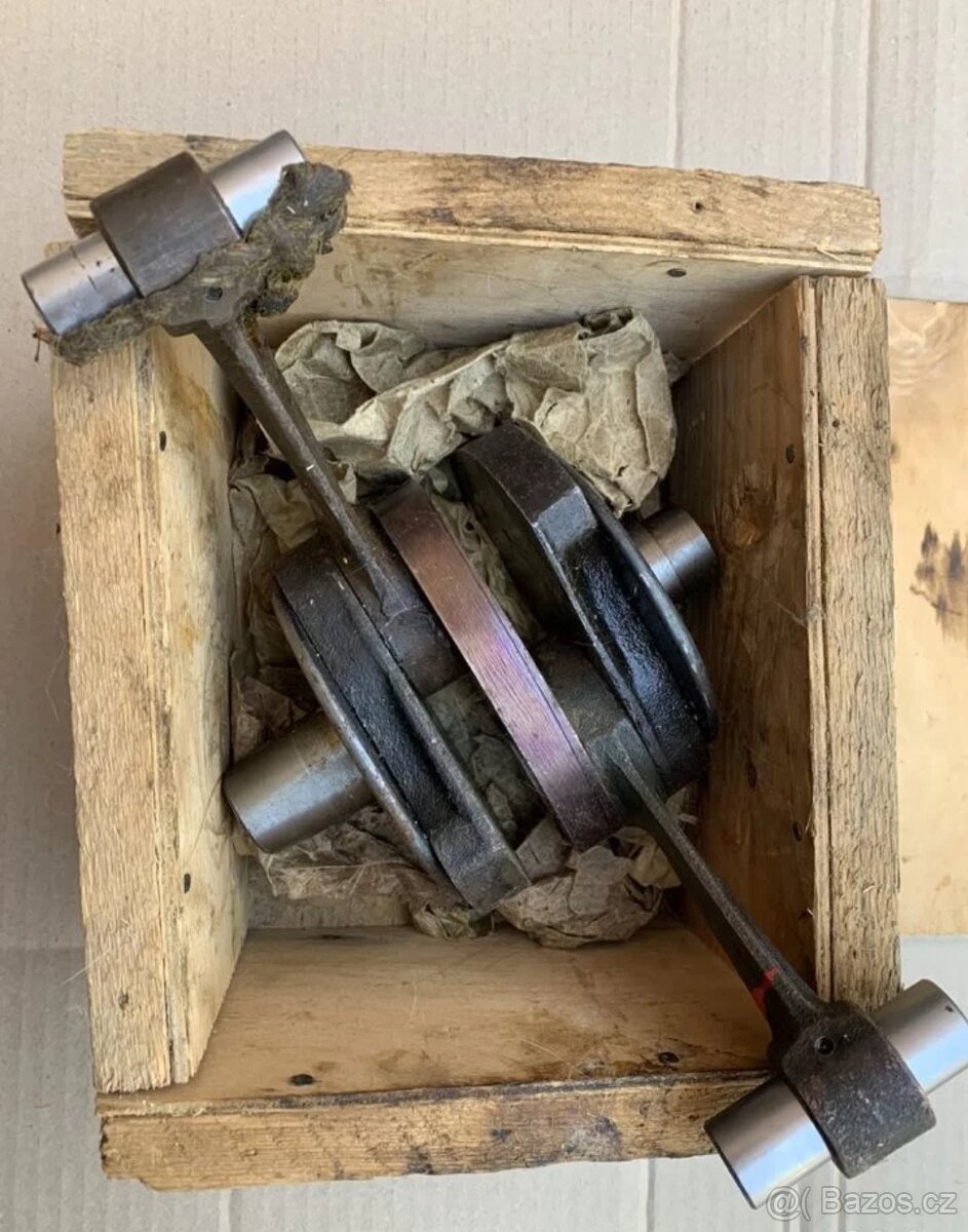 Originální kliková hřídel vačka rozvodova kola Dněpr Ural - 7