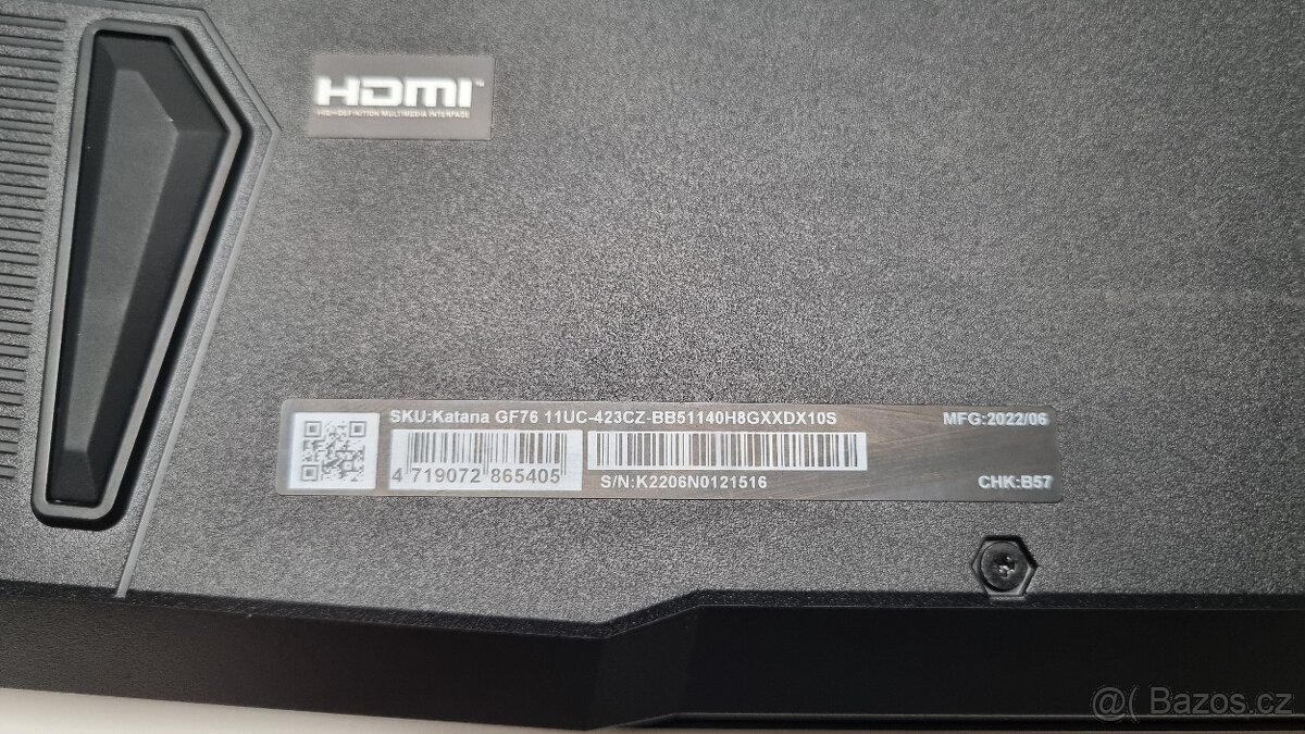 Herní notebook MSI Katana - 7