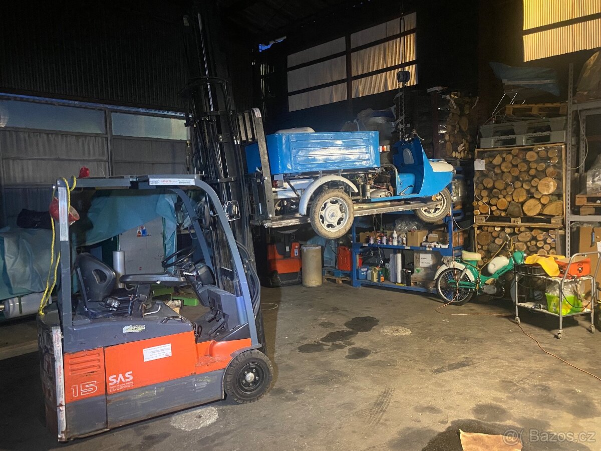 VZV TOYOTA 1,6 t , + BTV bobek s mech úchopy posuv - 7