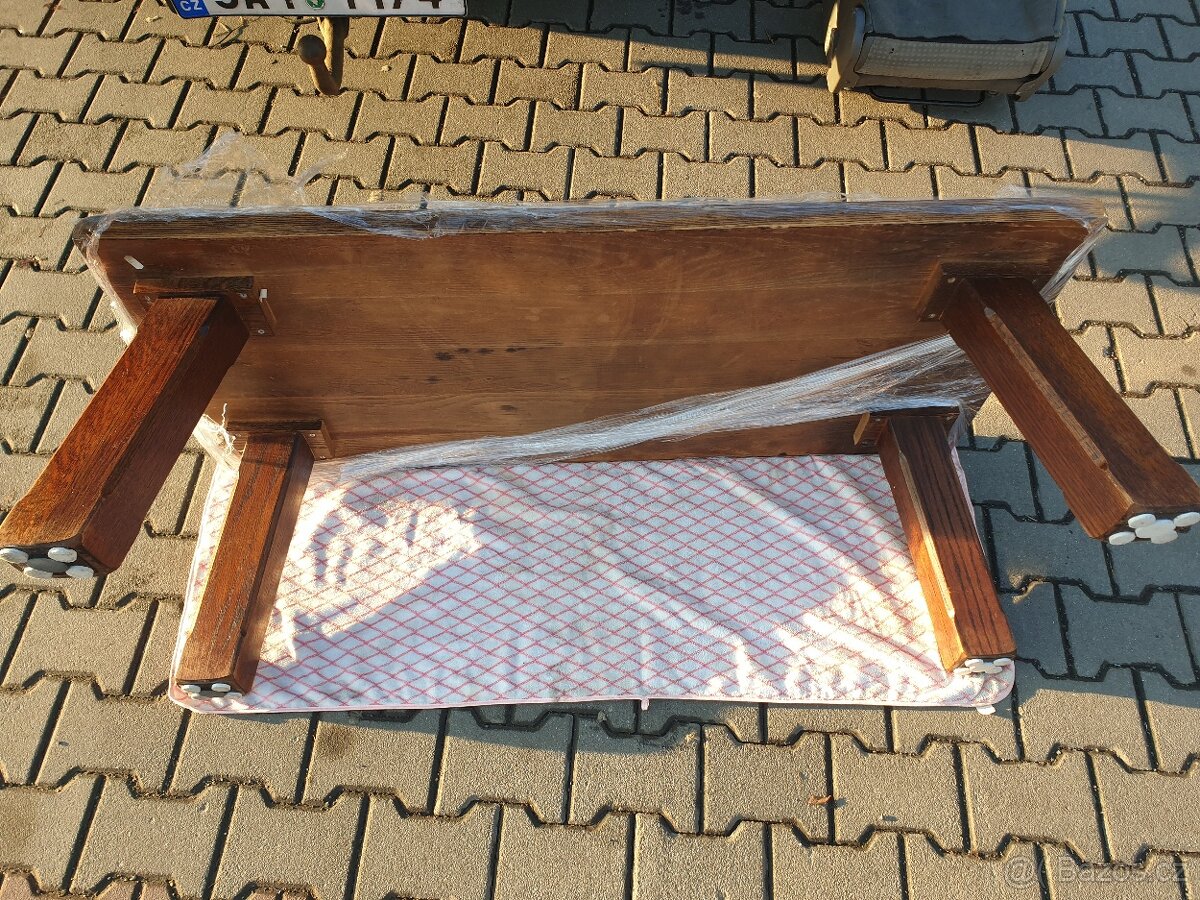 Dubový stolek Holandsko - 7