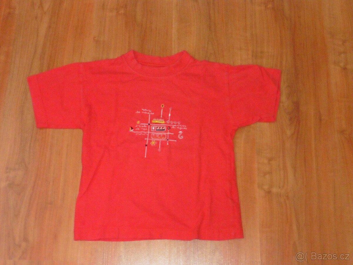 9x tričko s krátkým rukávem vel. 5-6 let 116 cm - 7