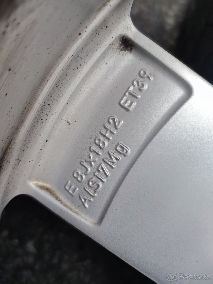 Alu kola 5x112 R18 225/55 zimní - 7