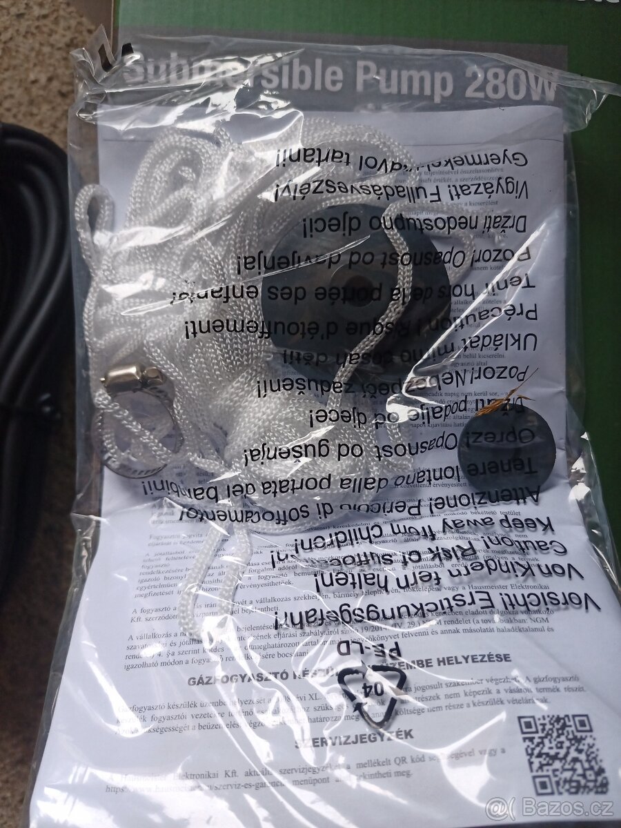 Prodám ponorné čerpadlo nepoužité - 7
