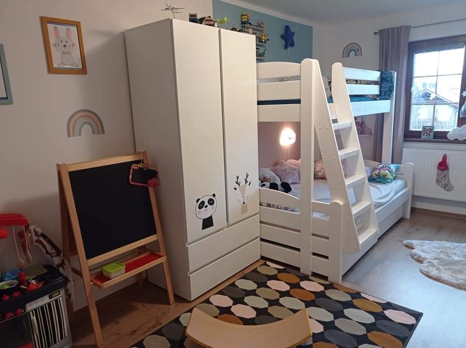 Patrová rozšířená postel z masivu - 7