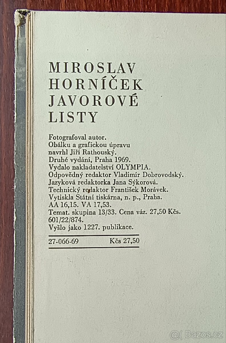 Mir. Horníček, Javorové listy,Expo67 - 7