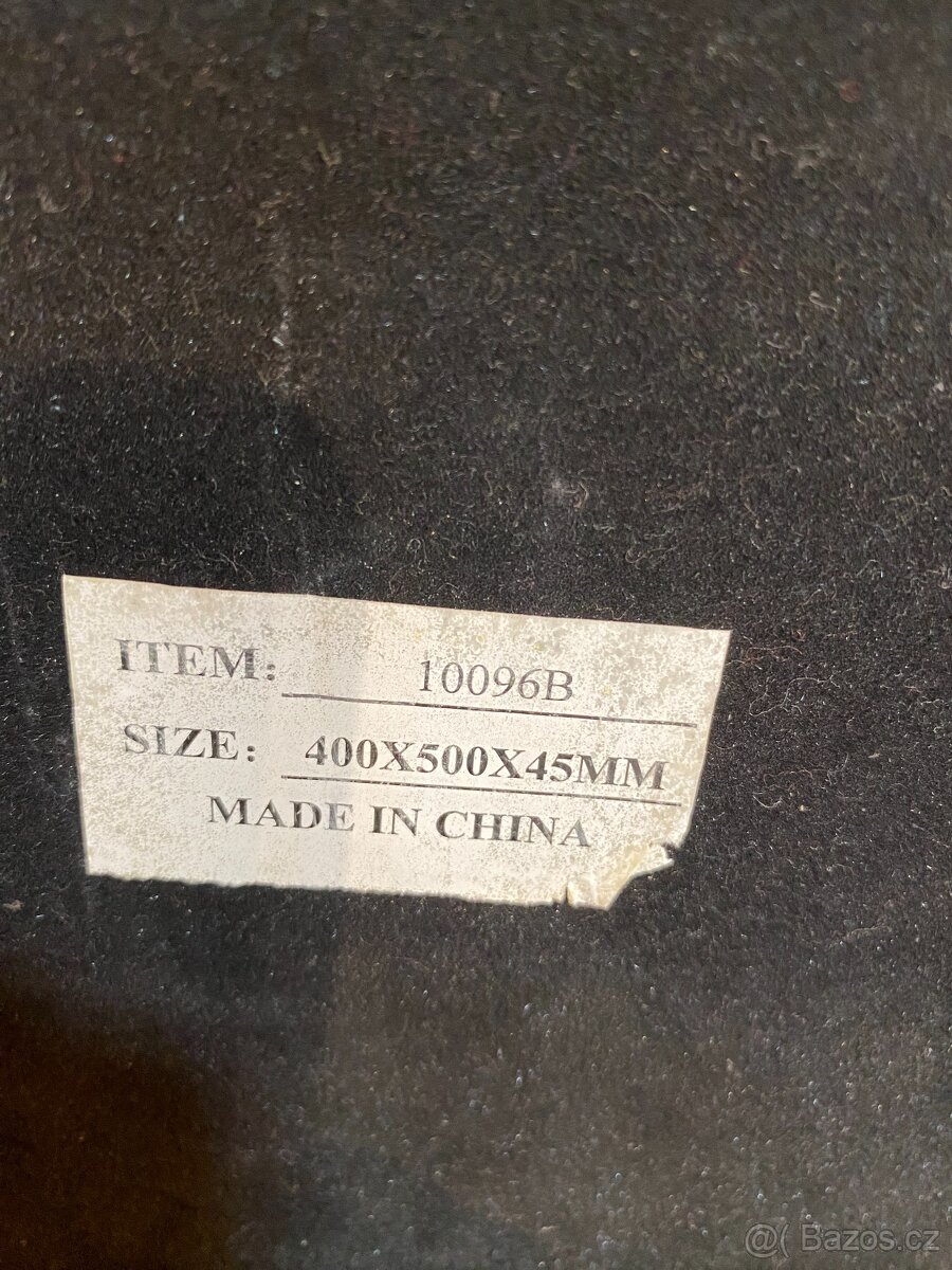 Masivní dřevěný obraz s kovovým listem - 7