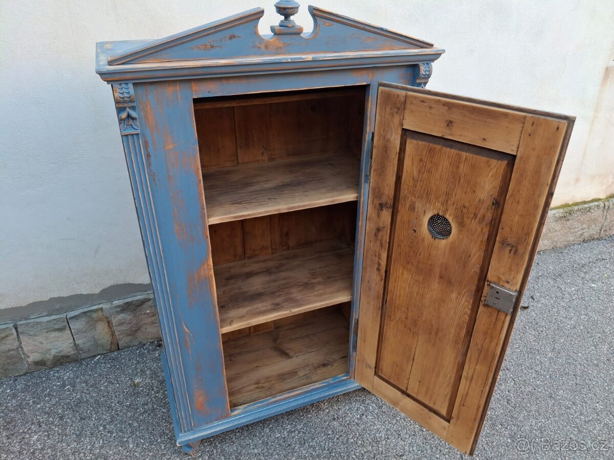 KRÁSNÁ STARÁ ZDOBENÁ POTRAVINKA V PATINĚ - 7