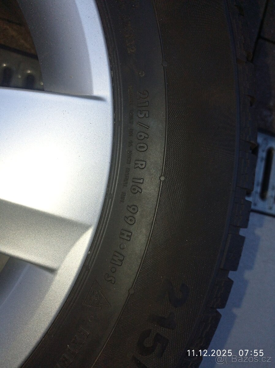 Zánovní ZIMNI al kola 16" NANUQ ORIGINAL SKODA KAROQ - 7