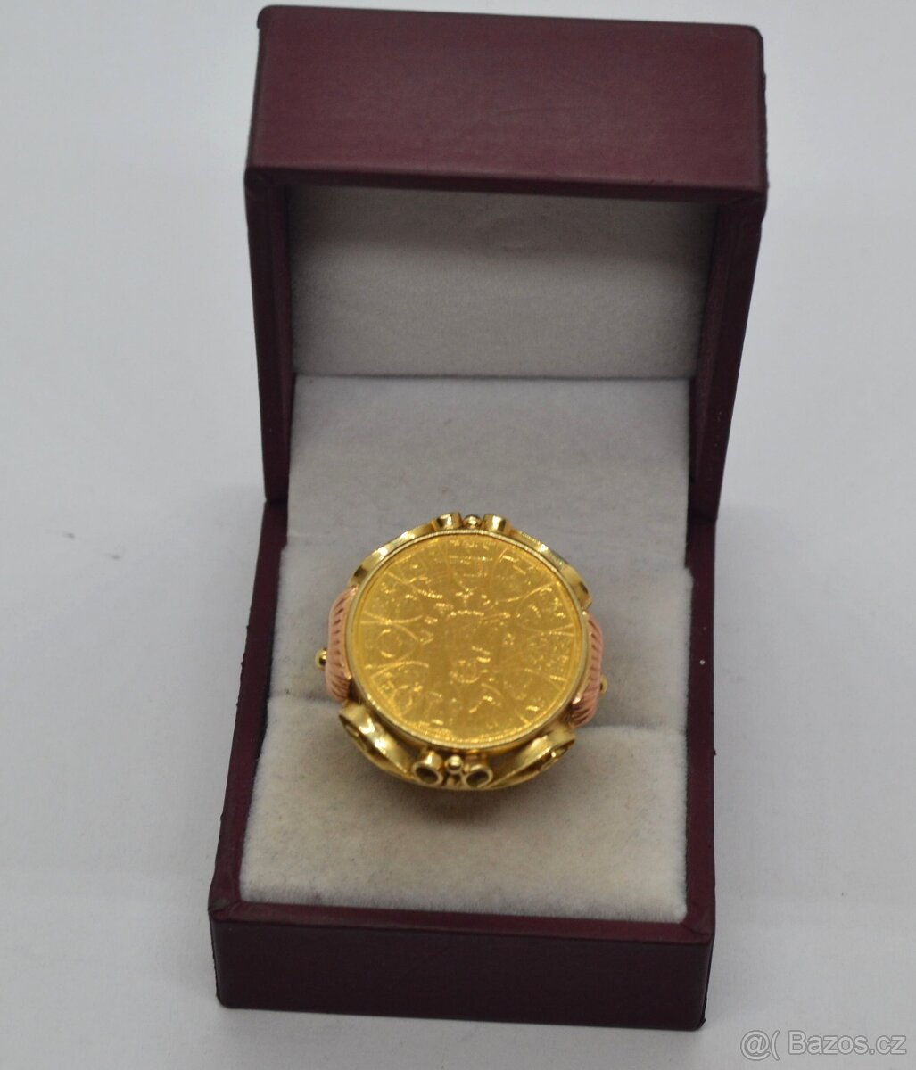 Zlatý prsten s mincí - 7
