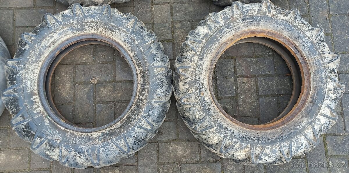 Prodám 2 ks pneu Barum 6.50x16 terénní šípová - 7