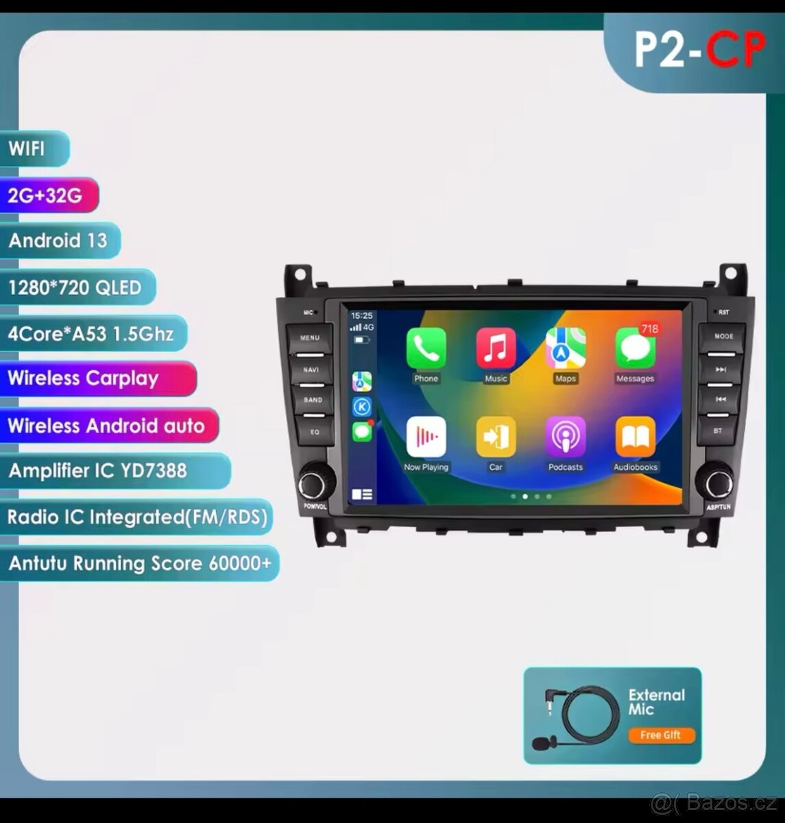 W203 W209 2005-2009 android rádio 8” - 7