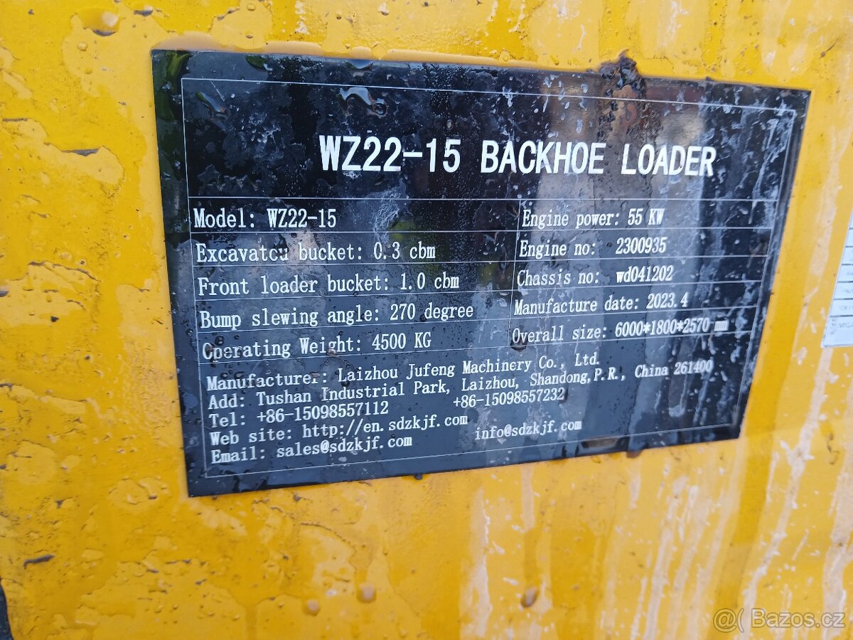 Traktorobagr Digger wz22-15. Nakladac - 7