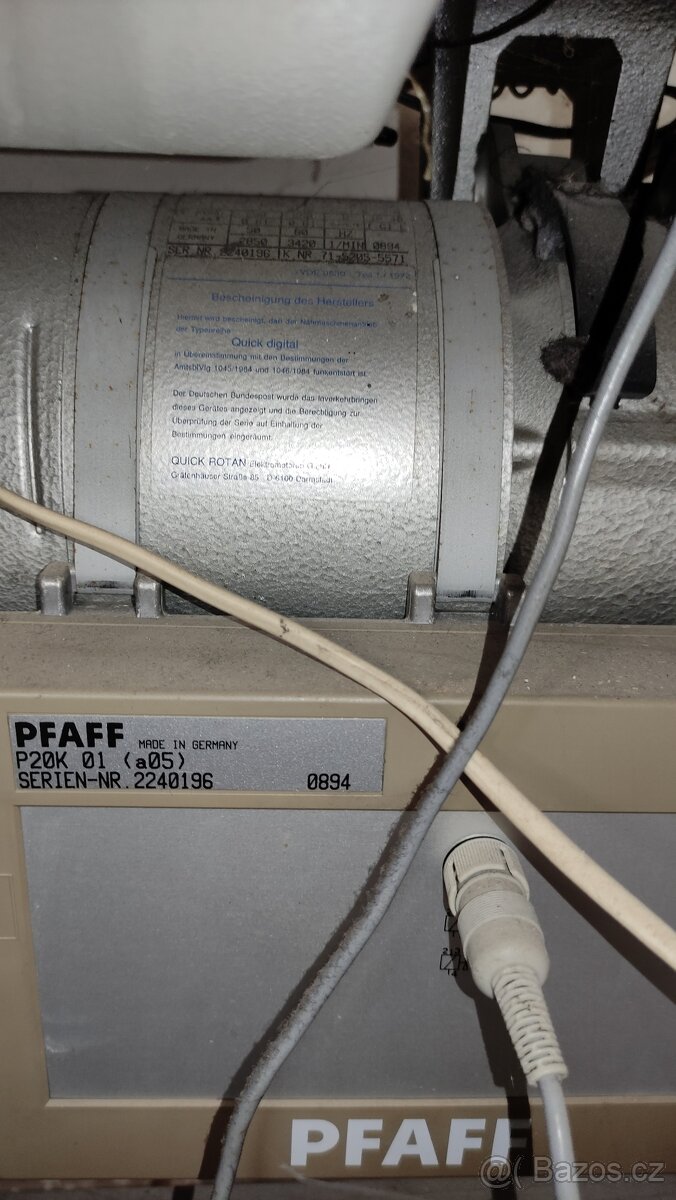 Průmyslový šicí stroj PFAFF typ 951 - 7