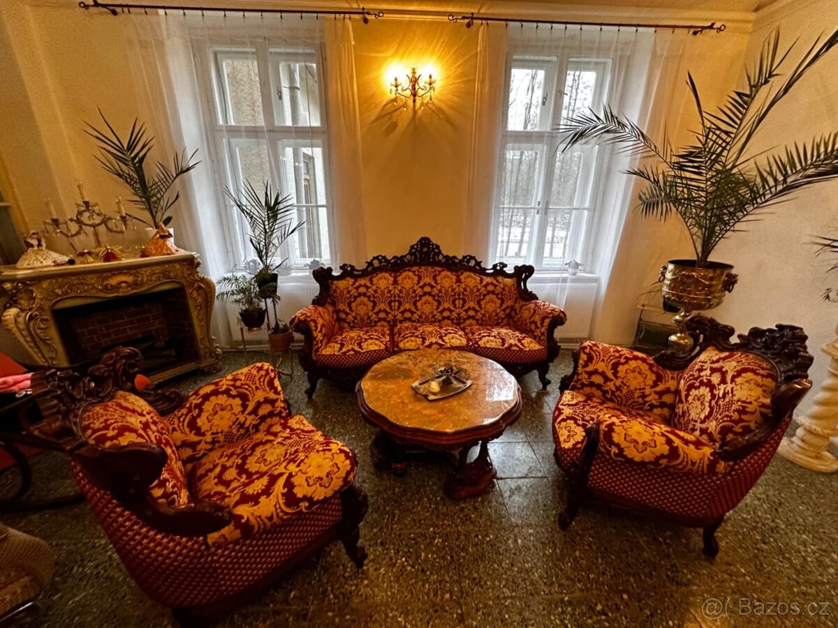 Italská sedací souprava 2 -barokní - 7