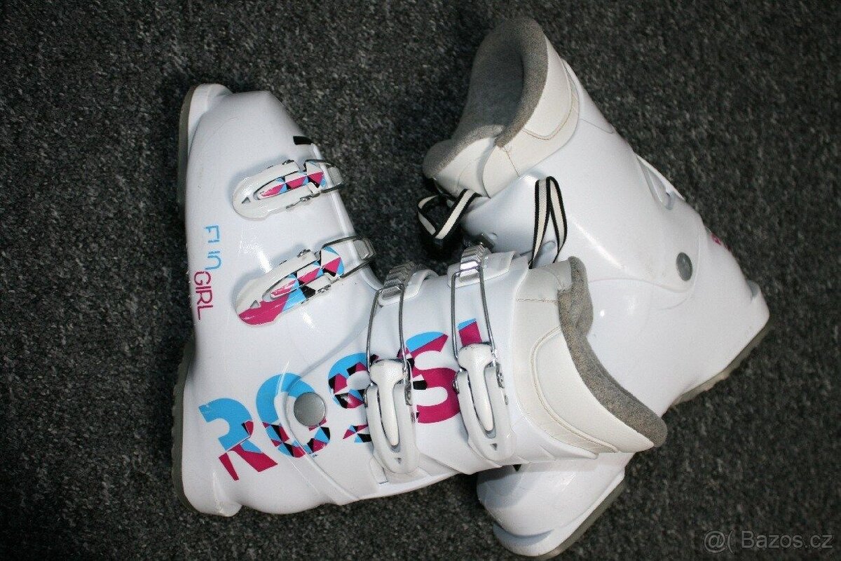 divci lyže Rossignol 130 cm , lyžaky - 7