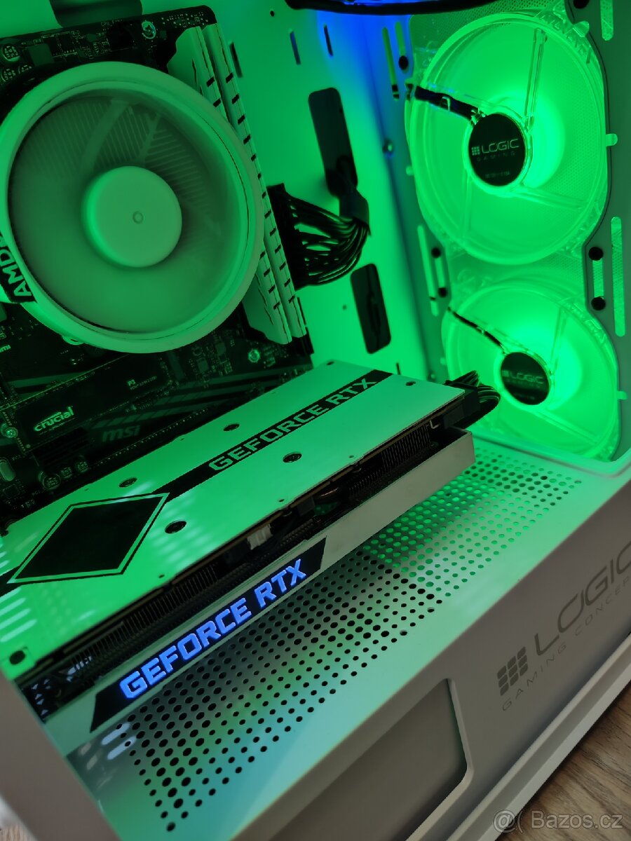 Herní PC: Ryzen 5 5500, RTX 3060ti 1Tb ssd, ZÁRUKA - 7