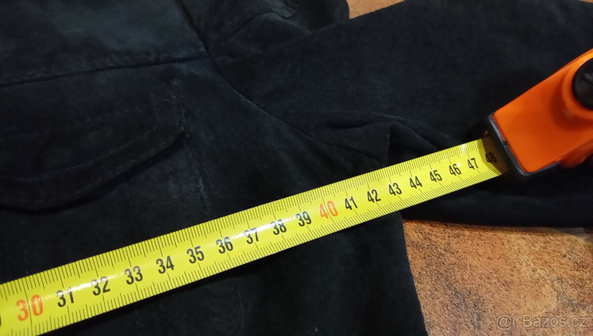 Krásné kožené dámské sako/ bunda Reserved, vel. 36 - 7