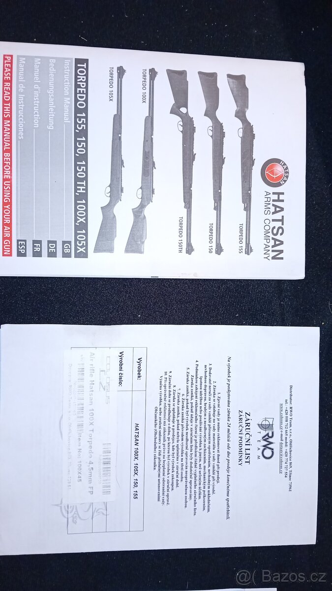 Prodám vzduchovou hatsan - 7