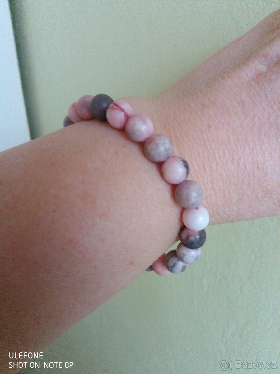 Náramek z minerálů 1 - 7