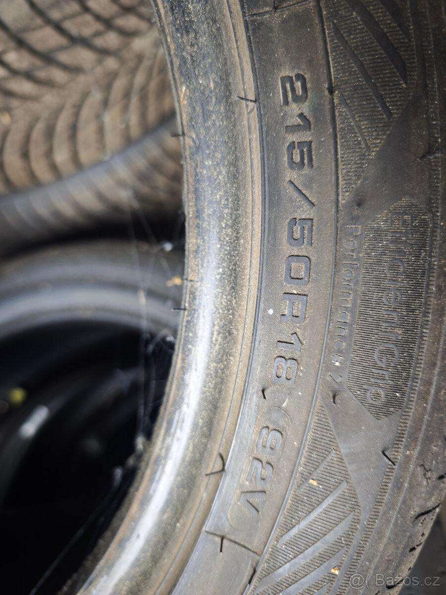 Goodyear Efficientgrip Performance 2 215/50/18 zánovní 7.5mm - 7