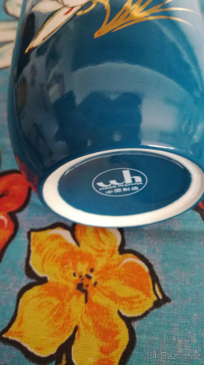 Čajová čínská sada, bohamian crystal pivní sklenice - 7