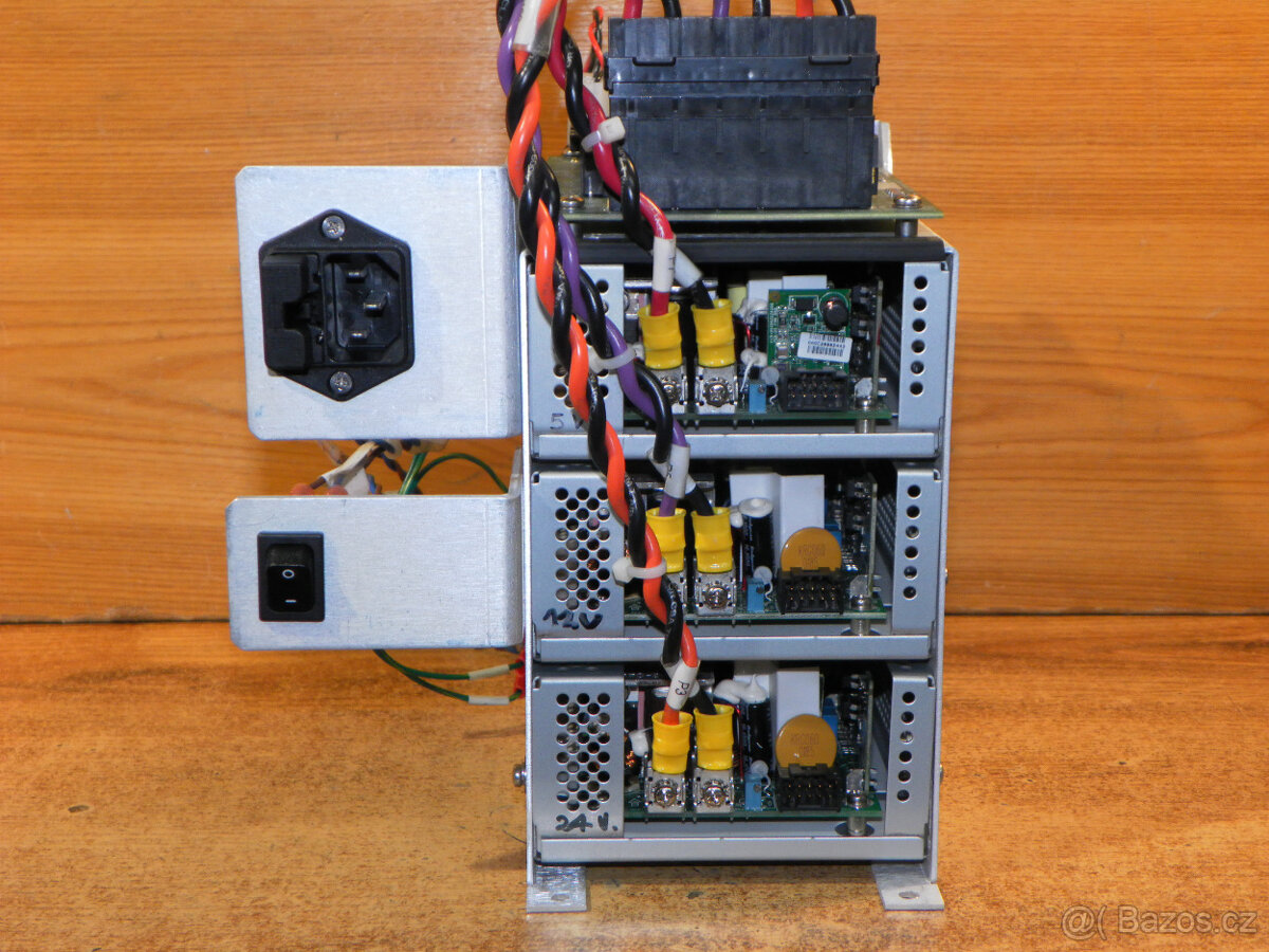 3x napájecí zdroj EMERSON LPS200-M, 5, 12, 24 VDC / 700 W - 7