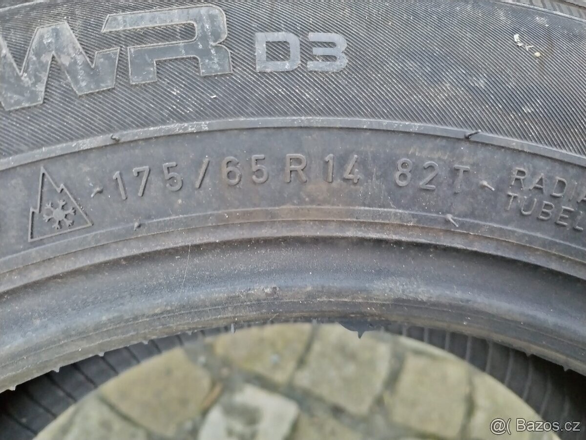 175/65/14 zimni pneu KUMHO a NOKIAN 175/65 R14 - 7