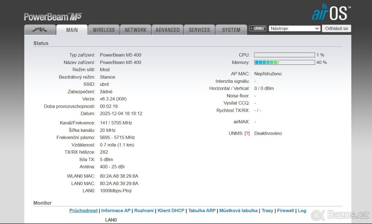 Wifi anténa Ubiquiti PowerBeam M5 400 - 7