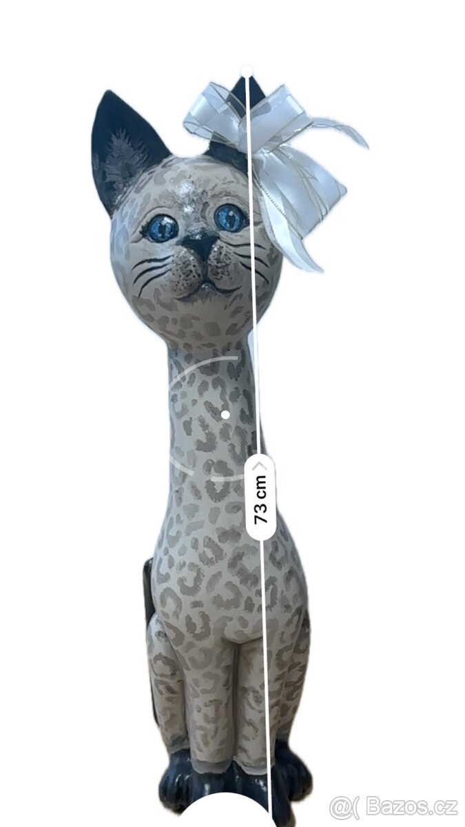 Ručně malovaná dřevěná socha - 7