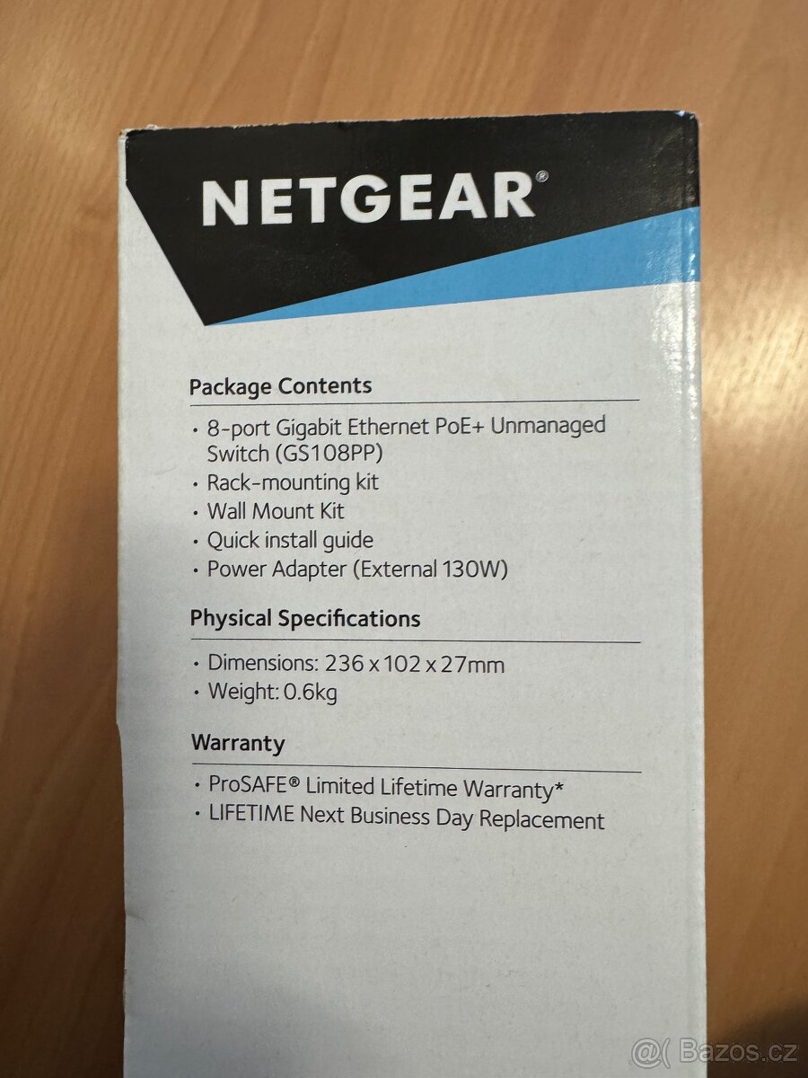 Switch Netgear 8PT - 7