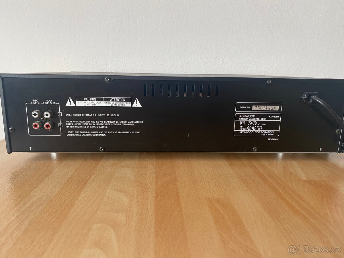 Tape deck KENWOOD KX-660 HX - 7