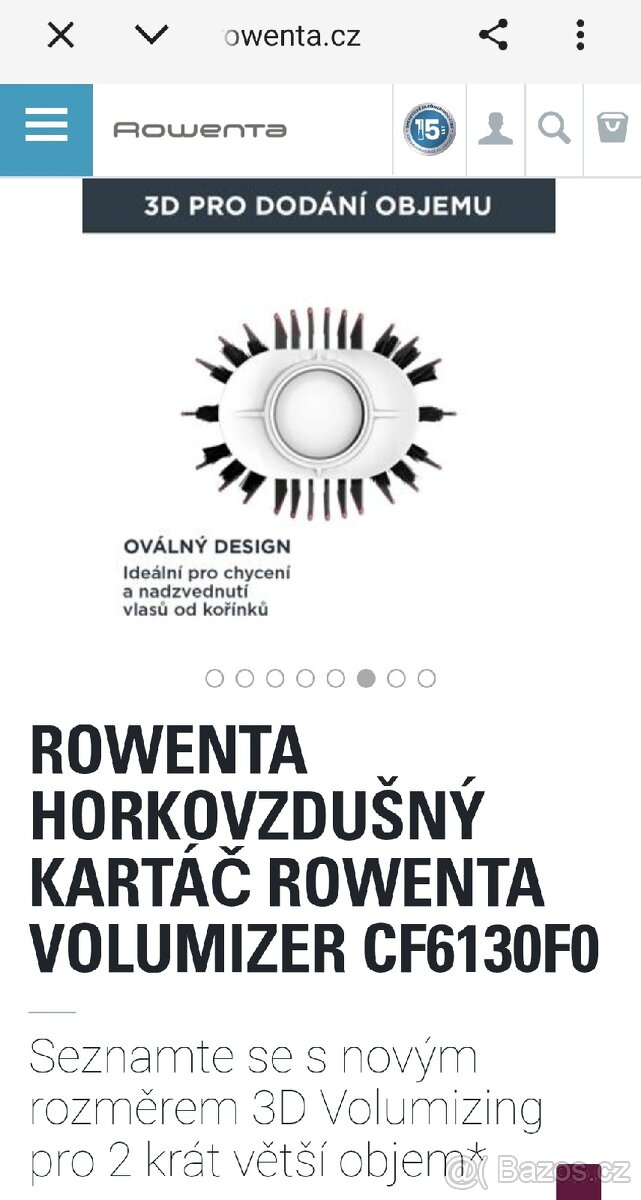 Horkovzdušný kartáč Rowenta - 7