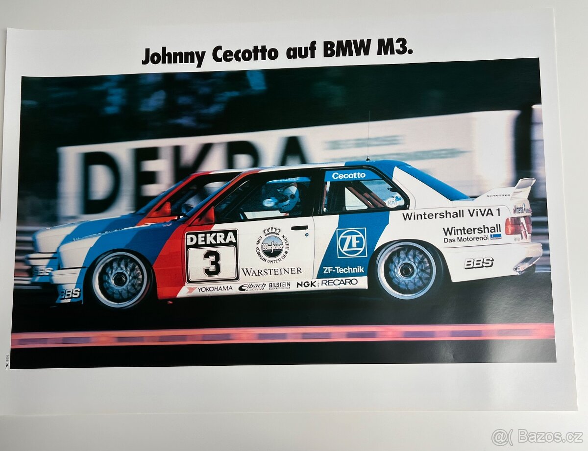 ORIGINÁL PLAKÁTY BMW E30 E36 M1 - 7