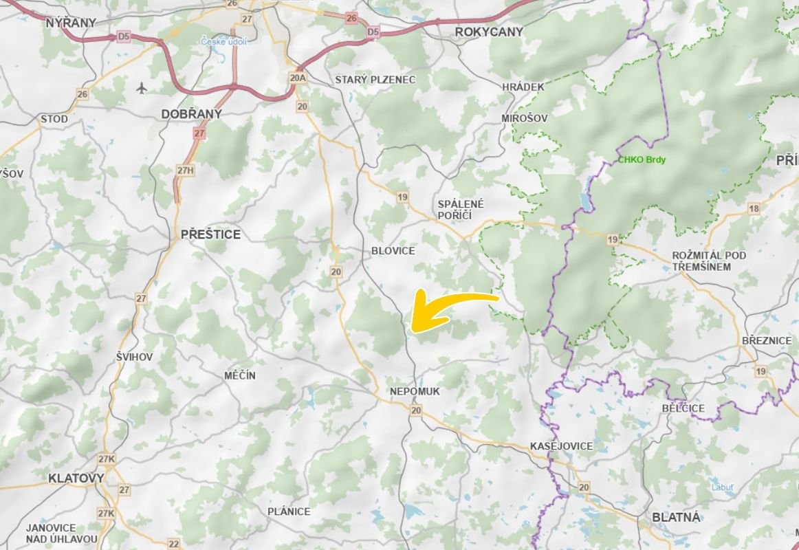 Prodej pole v k.ú. Sedliště nad Úslavou a Srby nad Úslavou - 7