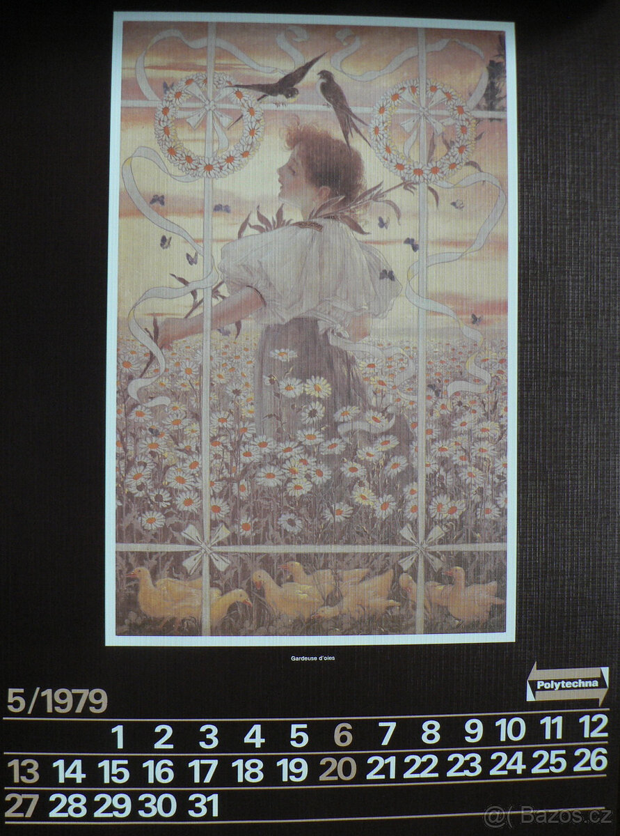 Kalendář V. K. Mašek, maska, KHB obrázek, prospekty - 7