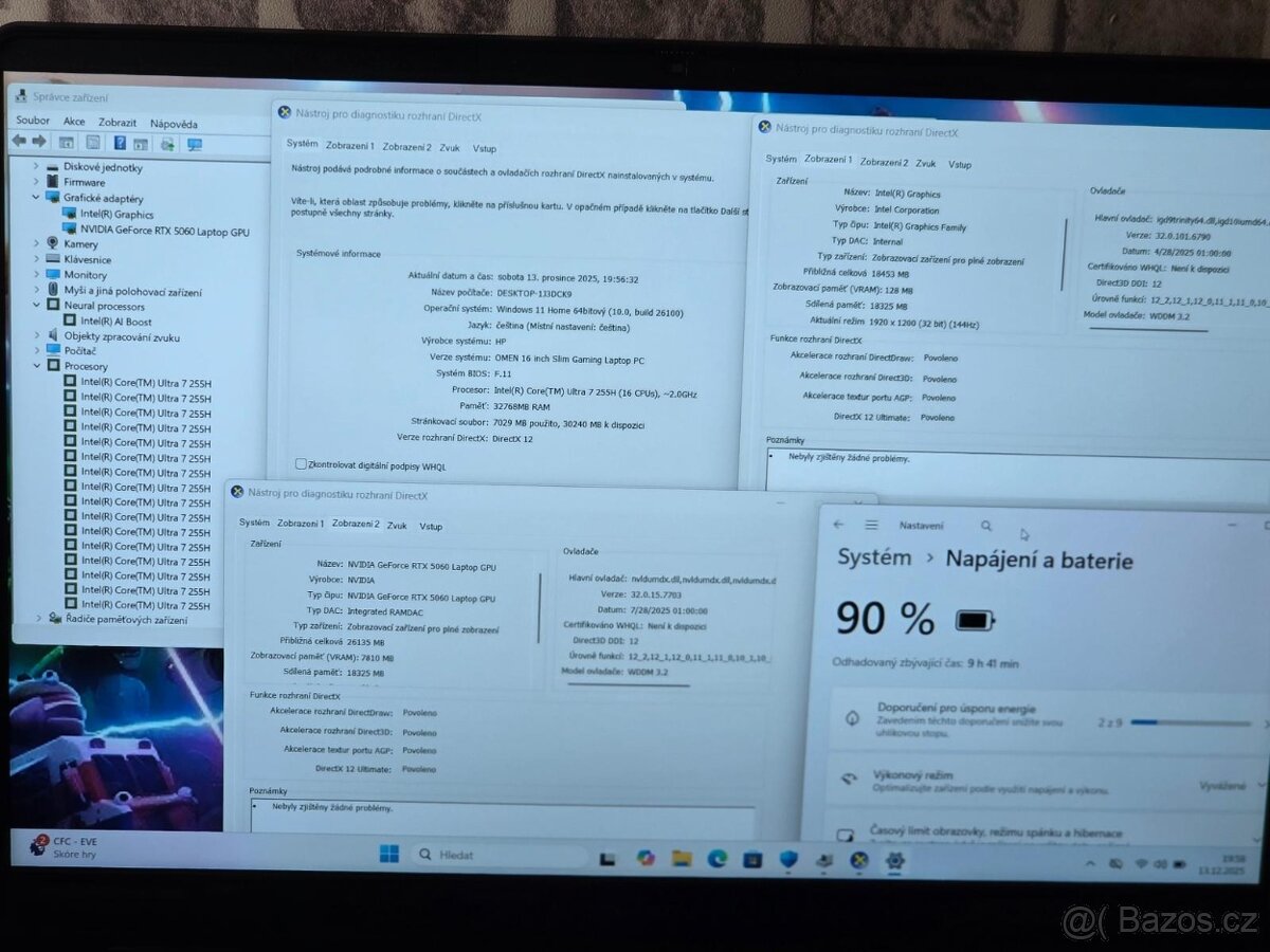 OMEN-16-AM0036NS-ULTRA-7-255H-(16CPUs)-2.0GHz RTX-5060(8GB - 7