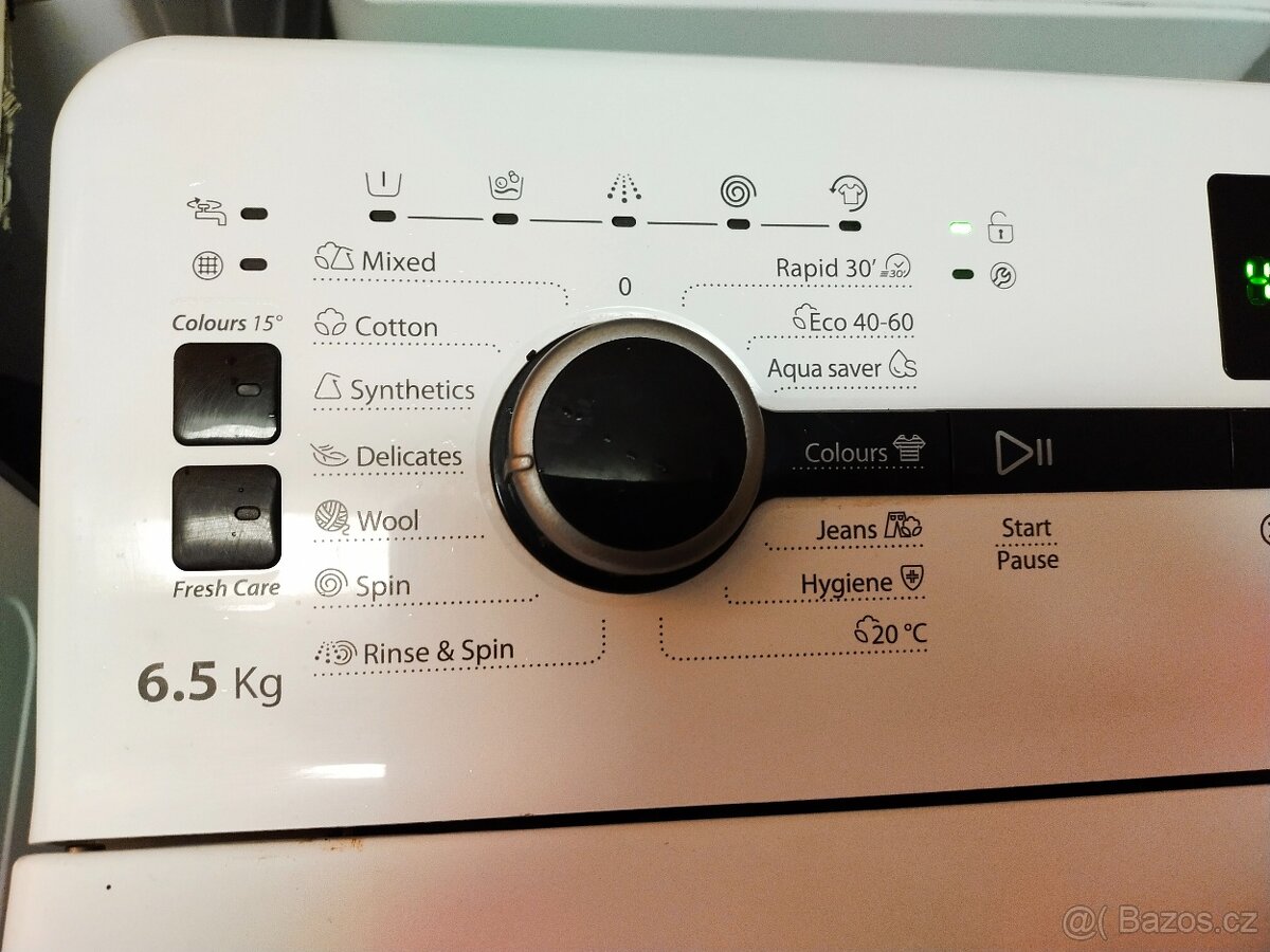Prodám plně funkční dig. pračku zn. WHIRLPOOL-6,5KG-DOVEZU-- - 7