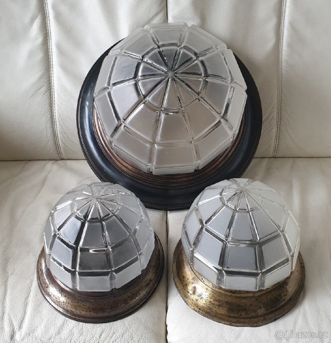 Starožitná mosaz art deco prolamované I - 7